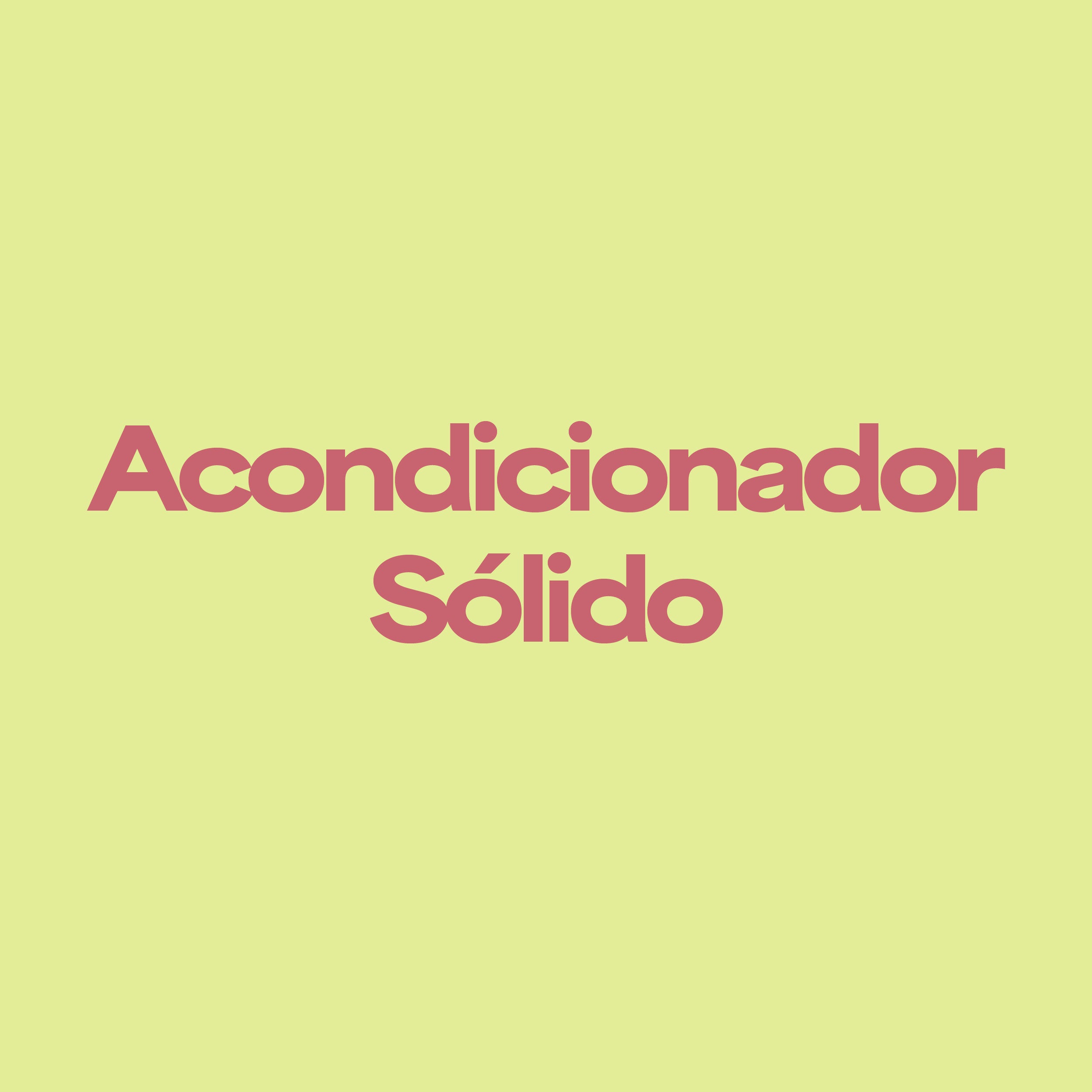 Acondicionador Sólido
